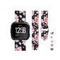 printed silicone watch band for versa 1 versa 2 versa lite