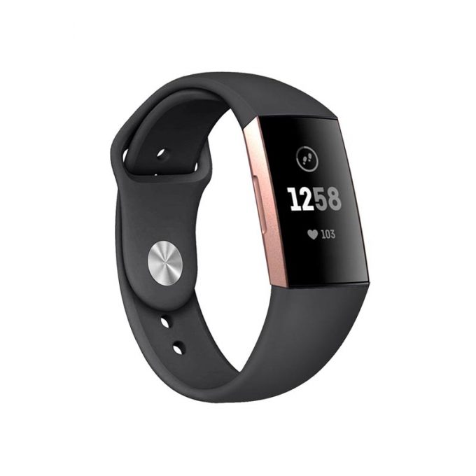 Waterproof Bands Compatible with Fitbit Charge 4 / Charge 3 / Charge 3 SE for Women Men, Small, Large