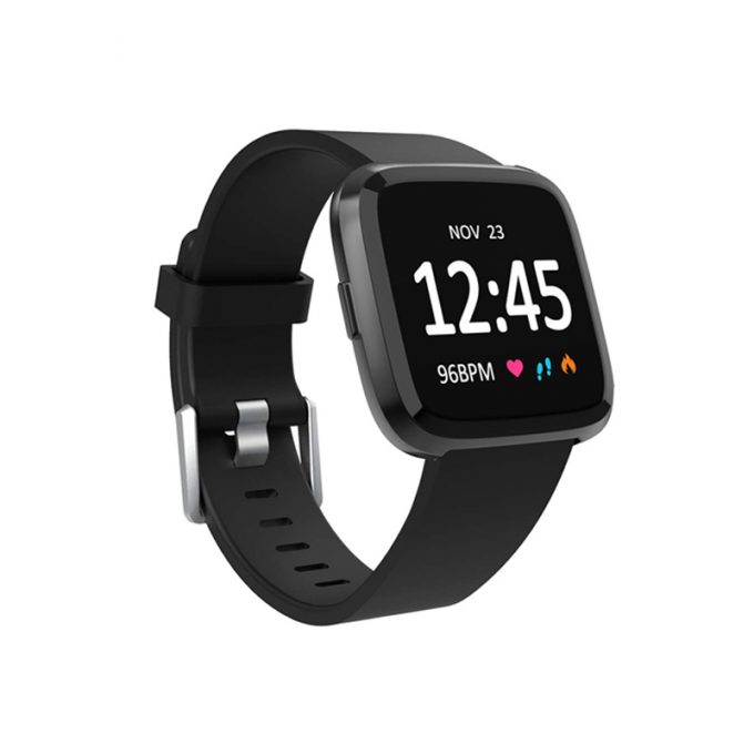 Bands Compatible with Fitbit Versa/Versa 2/Fitbit Versa Lite for Women and Men, Classic Soft Silicone Sport Strap Replacement Wristband for Fitbit Versa Smart Watch