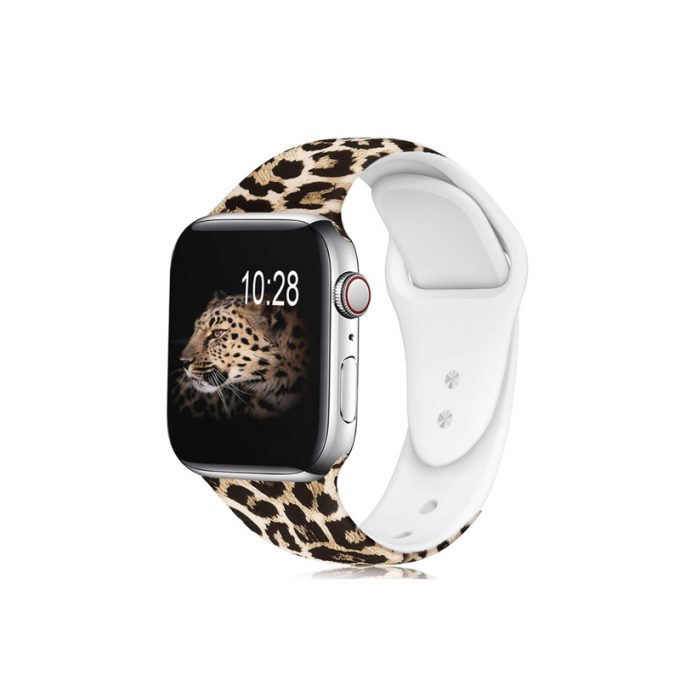 Leopard printed Apple watch band