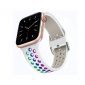 Rainbow silicone watch band for Apple watch