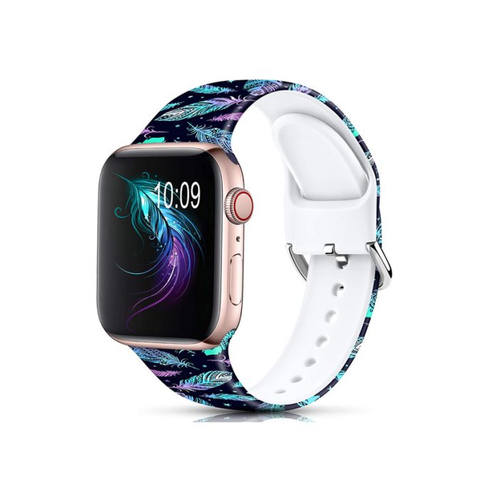 pattern printed Apple watch band