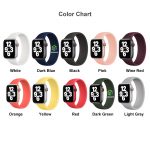 Apple watch solo loop band color chart