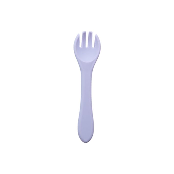 silicone baby fork