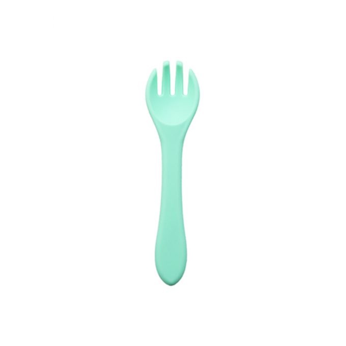 silicone baby fork