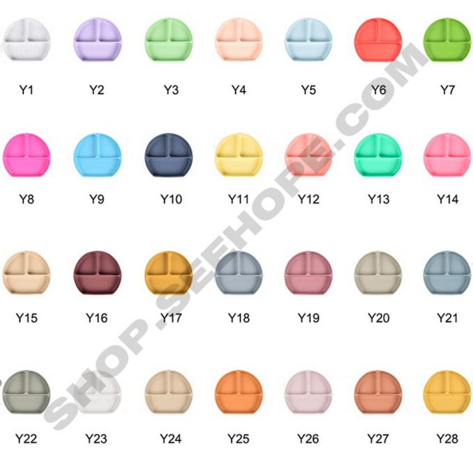 silicone baby suction plate