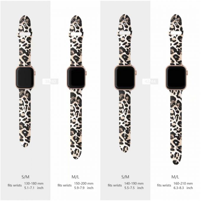 Colorful Pattern Watch band Strap For Apple Watch Band 7 41mm 45mm Silicone Strap For iWatch 6 5 4 3 2 1 SE 38MM 42MM 40MM 44MM