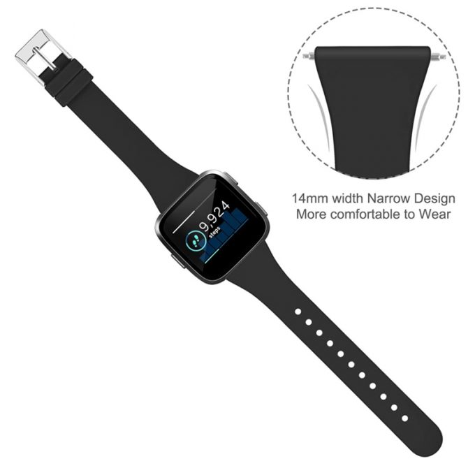 Silicone Slim Bands Compatible with Fitbit Versa 2 Versa Versa Lite Versa SE