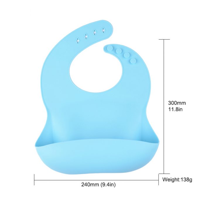 silicone baby bib