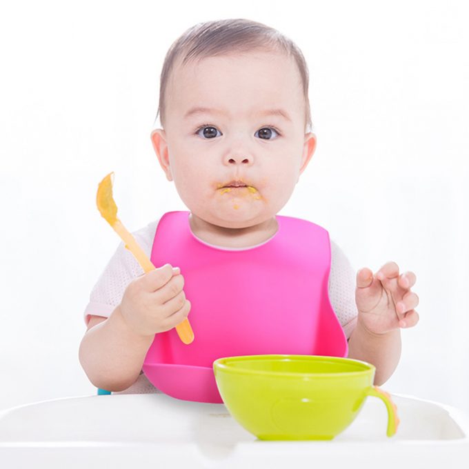 silicone baby bib