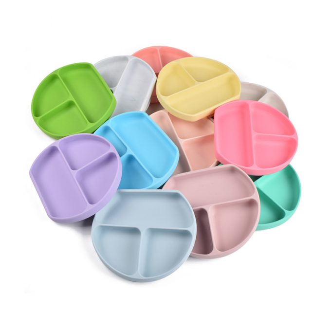 silicone baby suction plate
