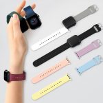 Silicone band Compatible with Apple Watch Band 45mm 41mm 44mm 40mm 42mm 38mm 81029-1