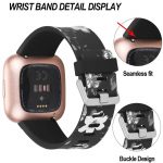 Soft Silicone Watch Band for Fitbit Versa 2 Versa Lite Versa Strap Printed Bracelet Replacement Wristband for Versa 2 Wrist Strap