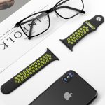 Sport Strap For Apple Watch Band 7 6 SE 5 4 44mm 40mm Silicone Breathable Belt Bracelet to iWatch Watchband Series 321 38mm 42mm