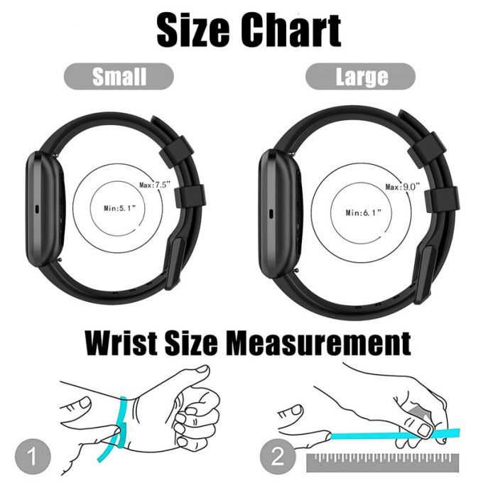 Band For Fitbit Versa Lite Versa 2 Wrist Strap Smart Watchband Silicone Watch Band Bracelet Strap