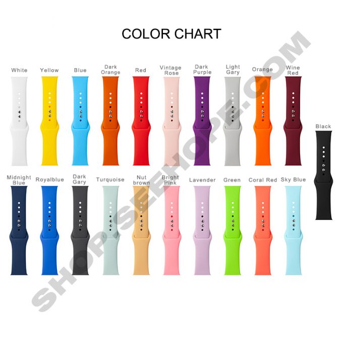 Apple watch silicone band