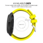 22mm silicone band for Samsung Galaxy Watch 46mm Gear S3 Frontier Huawei Watch GT GT2 46mm Huami Amazfit GTR (4)