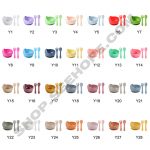 3pcs baby silicone kids feeding set BP027 color chart