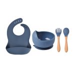 4pcs pack silicone baby feeding utensil set bp028 pic 3
