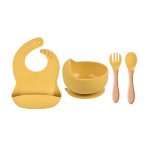 4pcs pack silicone baby feeding utensil set bp028 pic 6