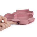 Baby Silicone Plates With Suction Squirrel Shape BP009-4