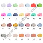 Baby silicone suction plate with lid bp020 color chart