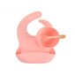 Silicone baby feeding set