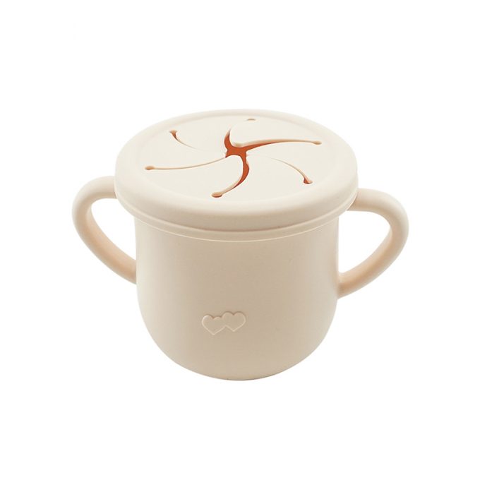 Silicone baby snack storage cup