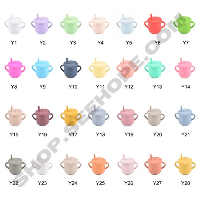 Toddler Silicone Straw Cup