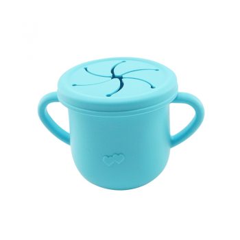 Silicone baby snack storage cup