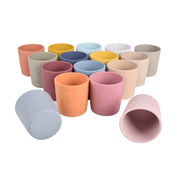 baby silicone drinking cup