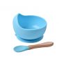 2pcs baby silicone feeding set