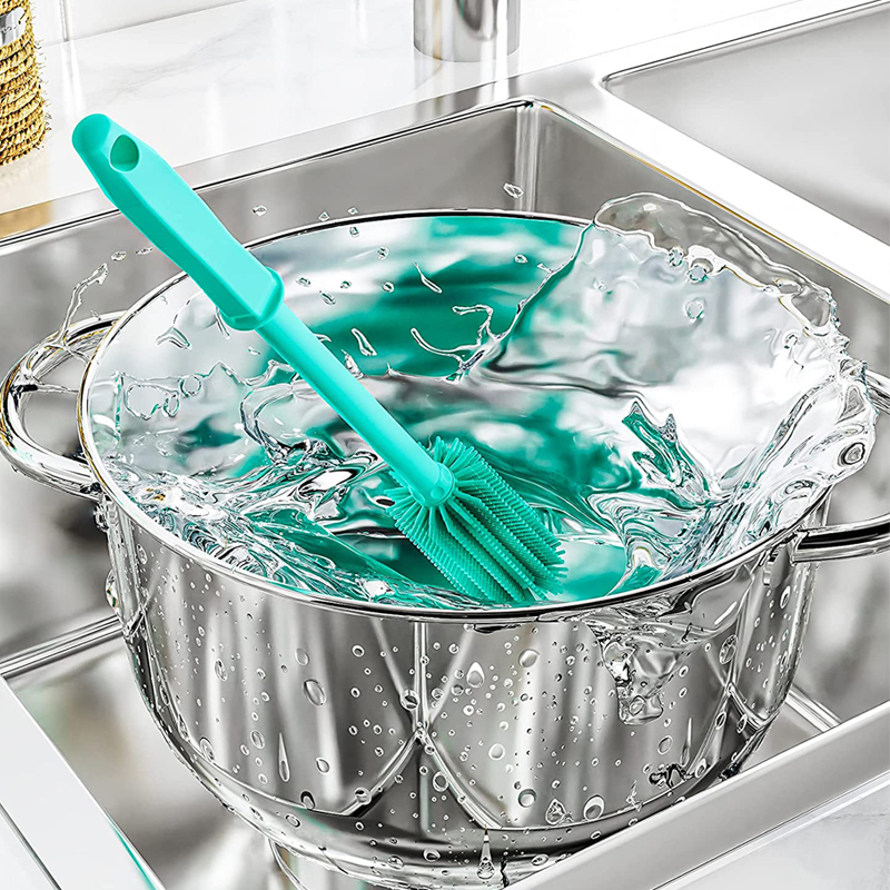 silicone bottle cleaning brush